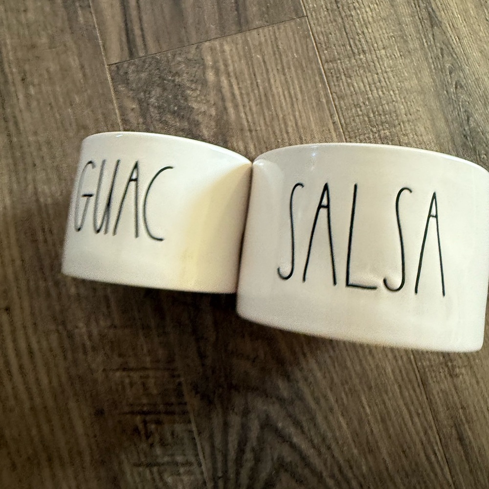 ✨ Rae Dunn “Guac” & “Salsa” Bowls – Perfect for Taco Night! NEW in Box 🌮